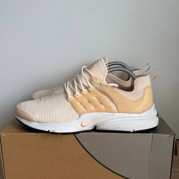 Nike Air Presto Beige Women Running Sneakers - Size 11 - Picture 4 of 11